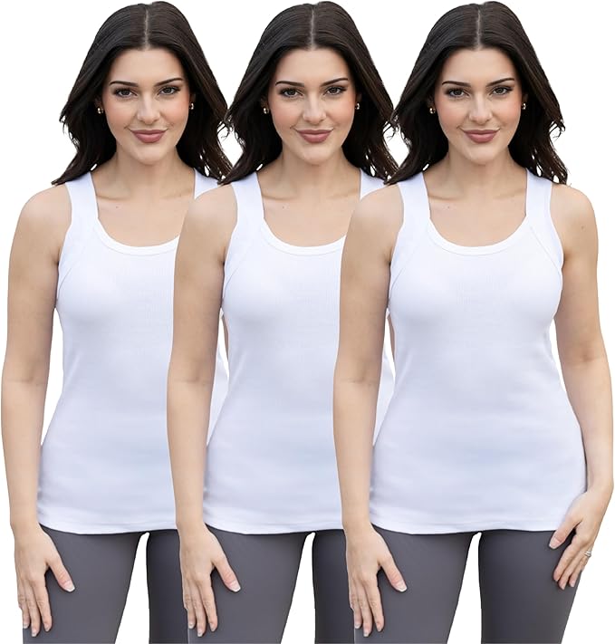 Different Touch Women Tank Tops (3 Pack)