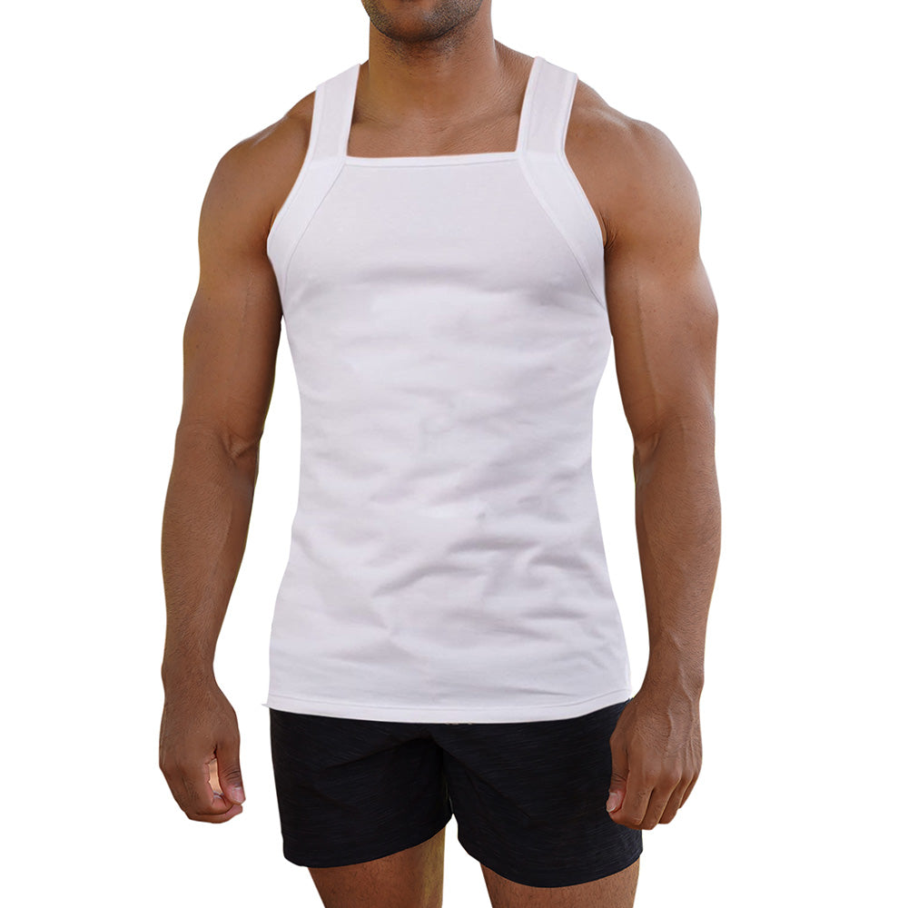 Men's Tank Top Square Cut