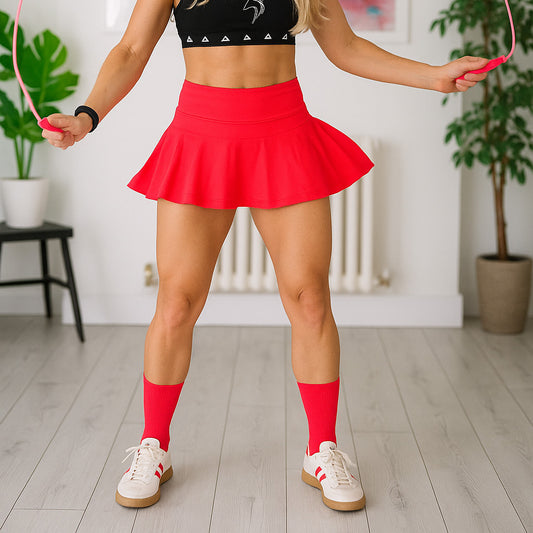 Women’s neon color novelty crew socks in assorted bright designs