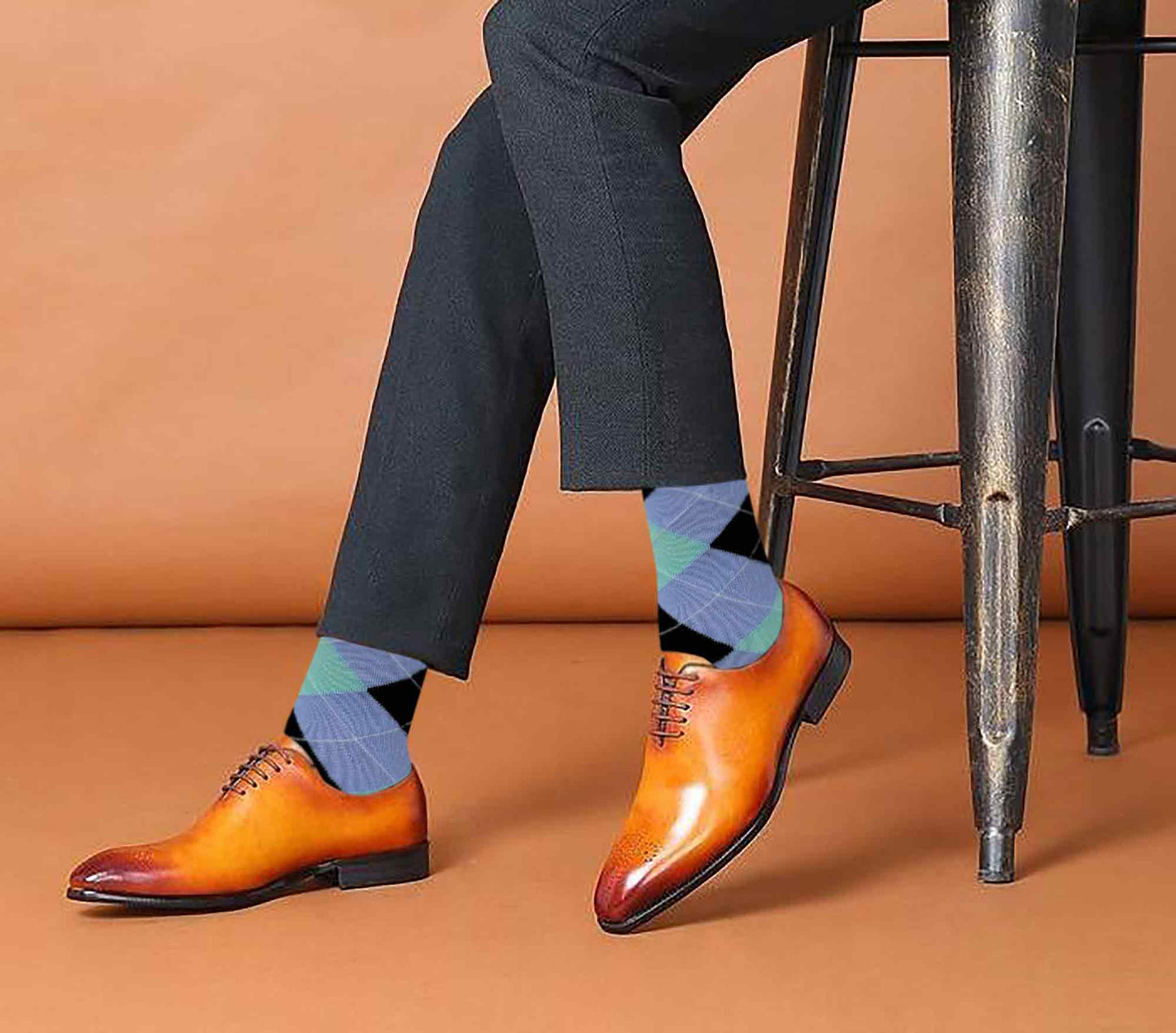 Dress Socks | Argyle Design | Men's 12 Pairs