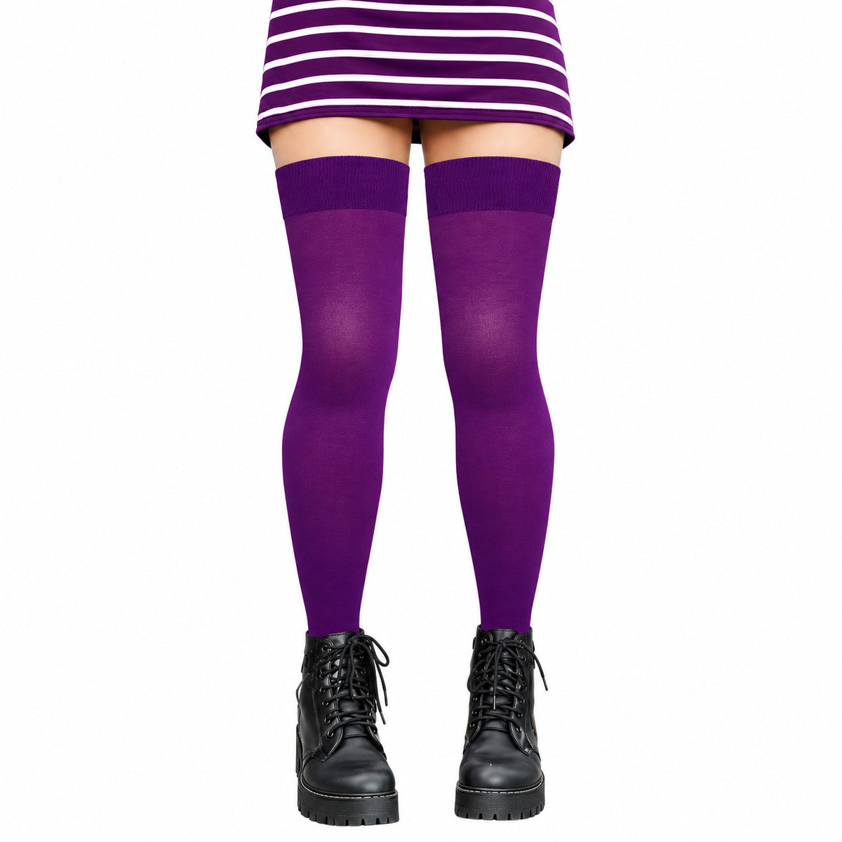 Purple_Stripes_and_Combat_Boots_Socks