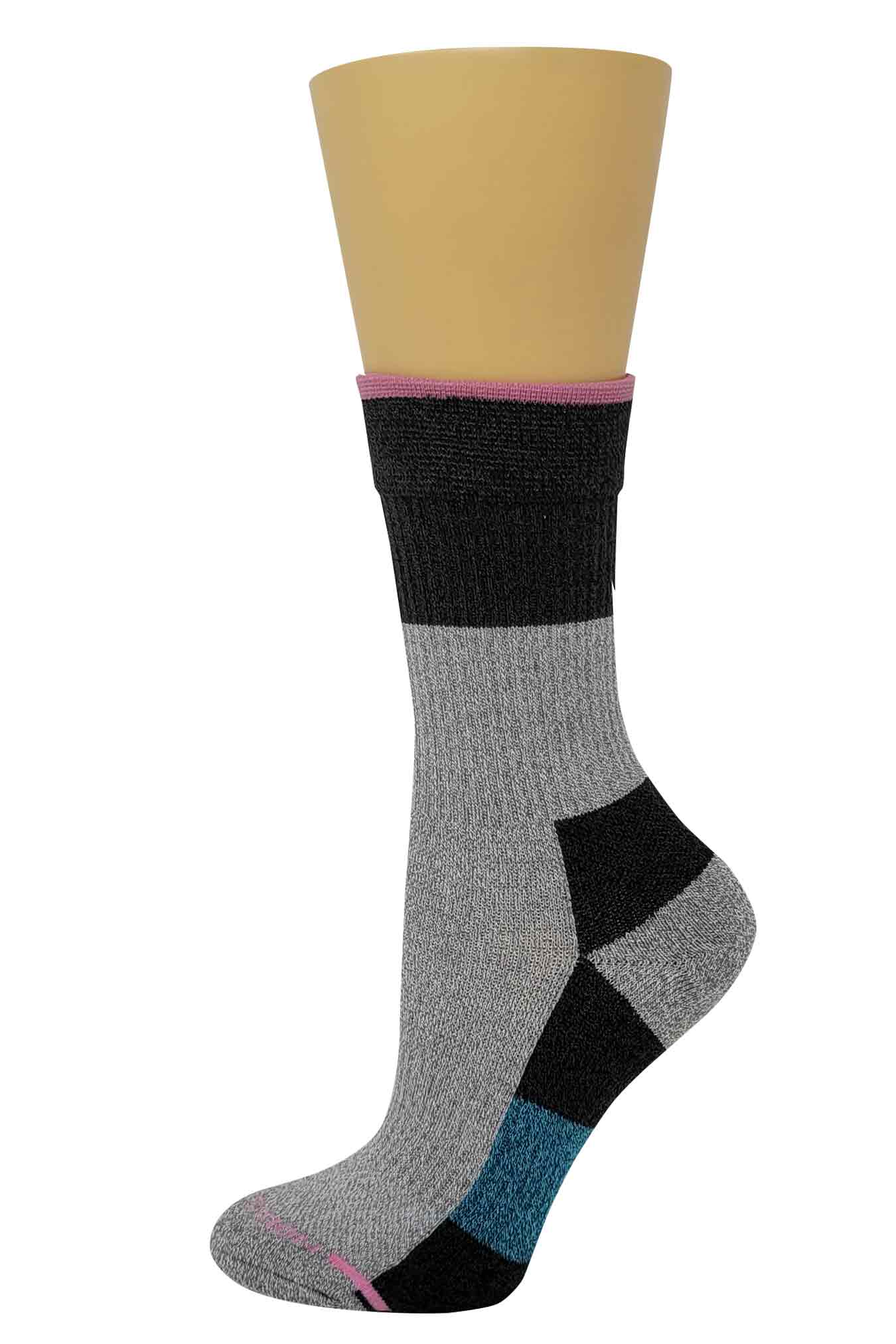 Compression Crew Socks | Outdoor Assorted Half-Cushion | Dr Motion ( 3 Pairs )