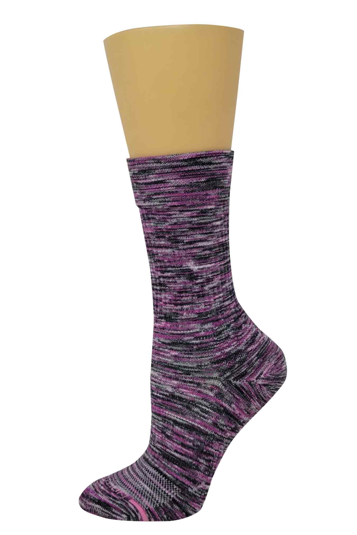 Compression Crew Socks | Spacedye Half-Cushion | Dr Motion Women ( 1 Pair )