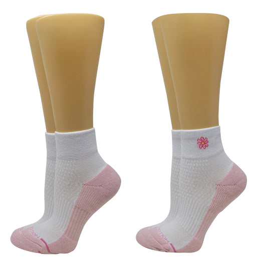 Quarter Compression Socks | Daisy | Dr. Motion (2 Pack)