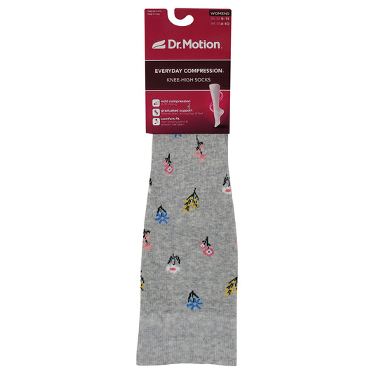 Knee High Compression Socks | Spring Flowers | Women's (1 Pair)