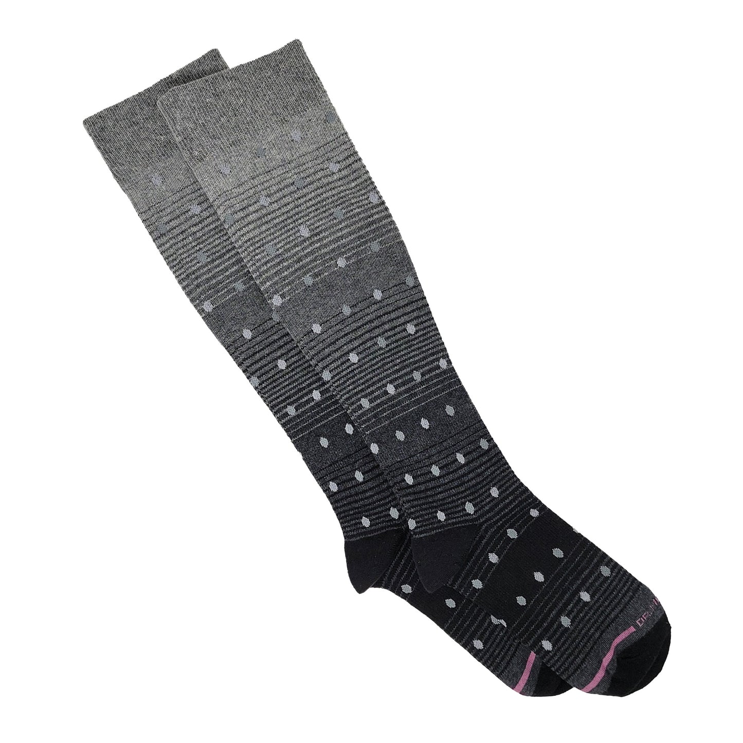 Moderate Everyday Compression Knee-High Socks| Polka Dots| Women's (1 pair)