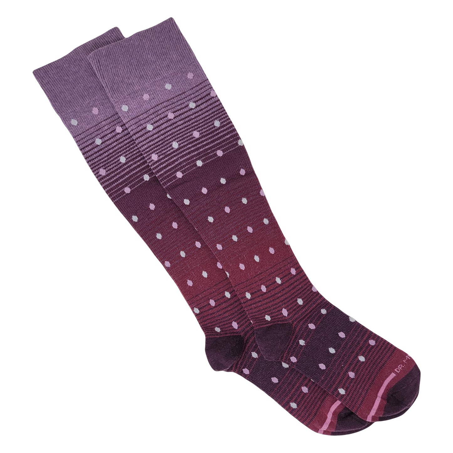 Moderate Everyday Compression Knee-High Socks| Polka Dots| Women's (1 pair)