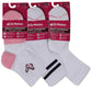 Mid-Crew Compression Socks | Assorted White Half-Cushion | Dr Motion ( 6 Pairs )