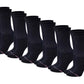 Crew Diabetic Socks | Solid Colors Half-Cushion | Dr Motion ( 6 Pack )