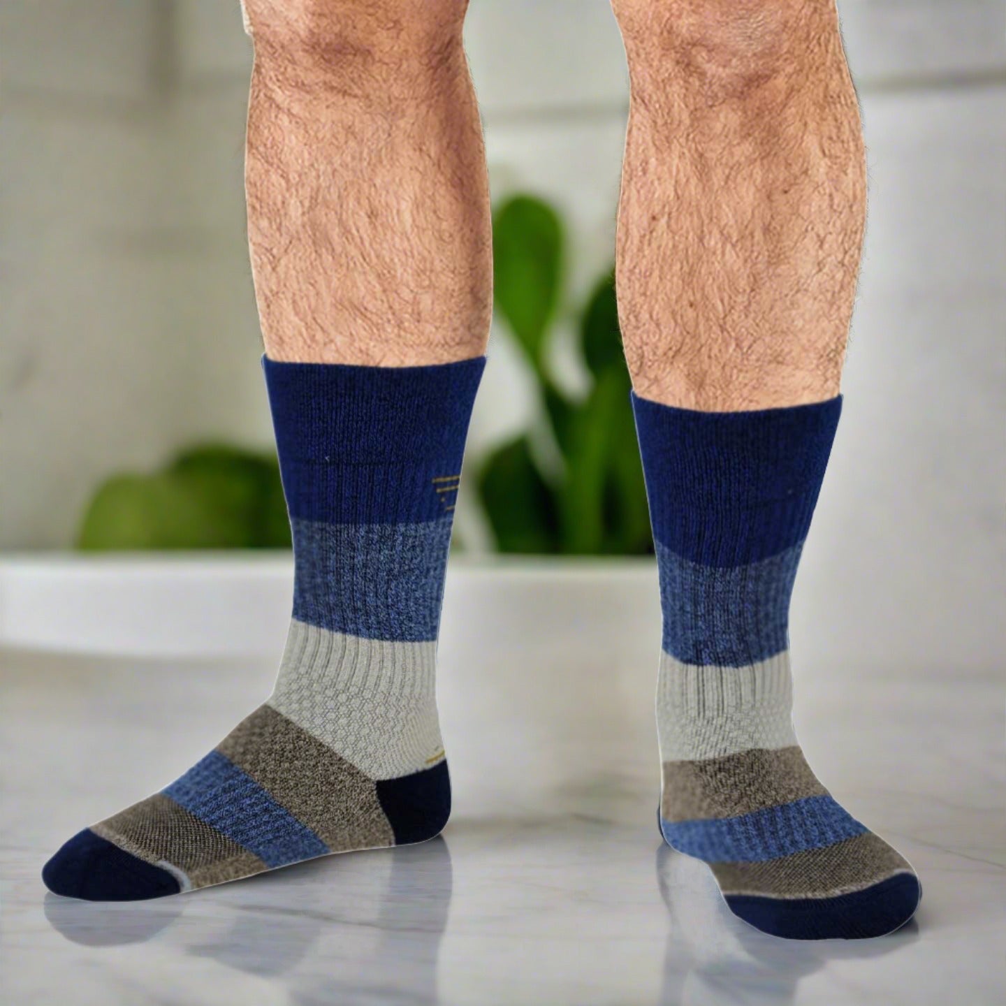 Compression Crew Socks | Speed Line Half-Cushion | Dr Motion Men ( 1 Pair )