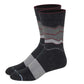 Compression Crew Socks | Abstract Mountain Half-Cushion | Dr Motion Men ( 1 Pair )