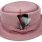 pink fedora hat
