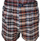 Woven Boxer Shorts Underwear | Big and Tall USA Classic Plaid Design | Men's (6 Pack)