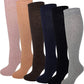 Knee High Boot Socks | Wool Blend Cable Knit Assorted | Womens (6 pairs)
