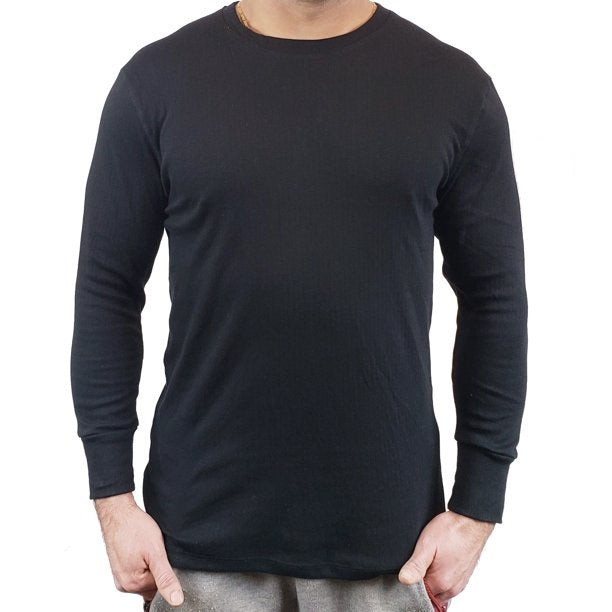 Big Tall Long Sleeve Thermal Top Fleece-Lined Base Layer