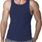 Different Touch  Men's Big and Tall Muscle Ribbed Tank Tops  Underwear Shirts 