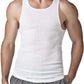 Different Touch  Men's Big and Tall Muscle Ribbed Tank Top