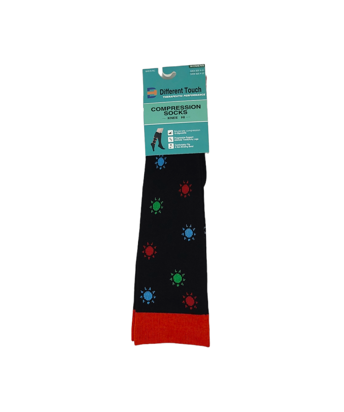 Knee High Compression Socks Colorful Design