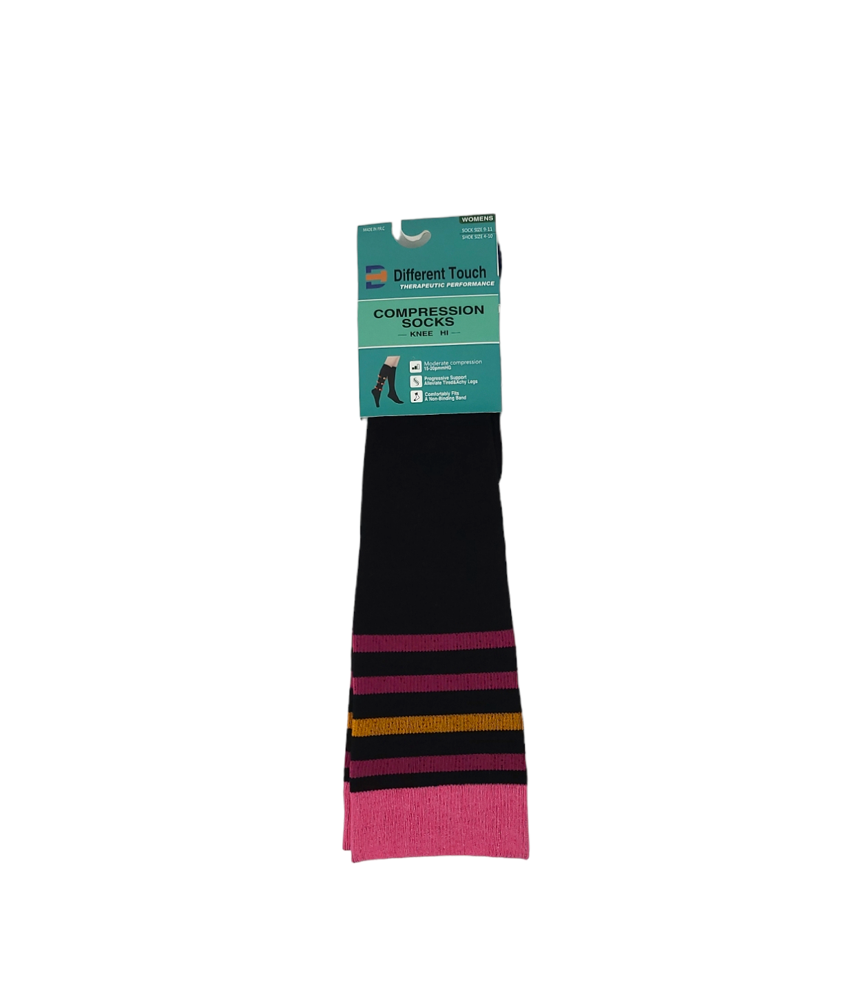 Compression Knee High Socks | 15-20 mmHg Colorful Design | Women (1 Pair)