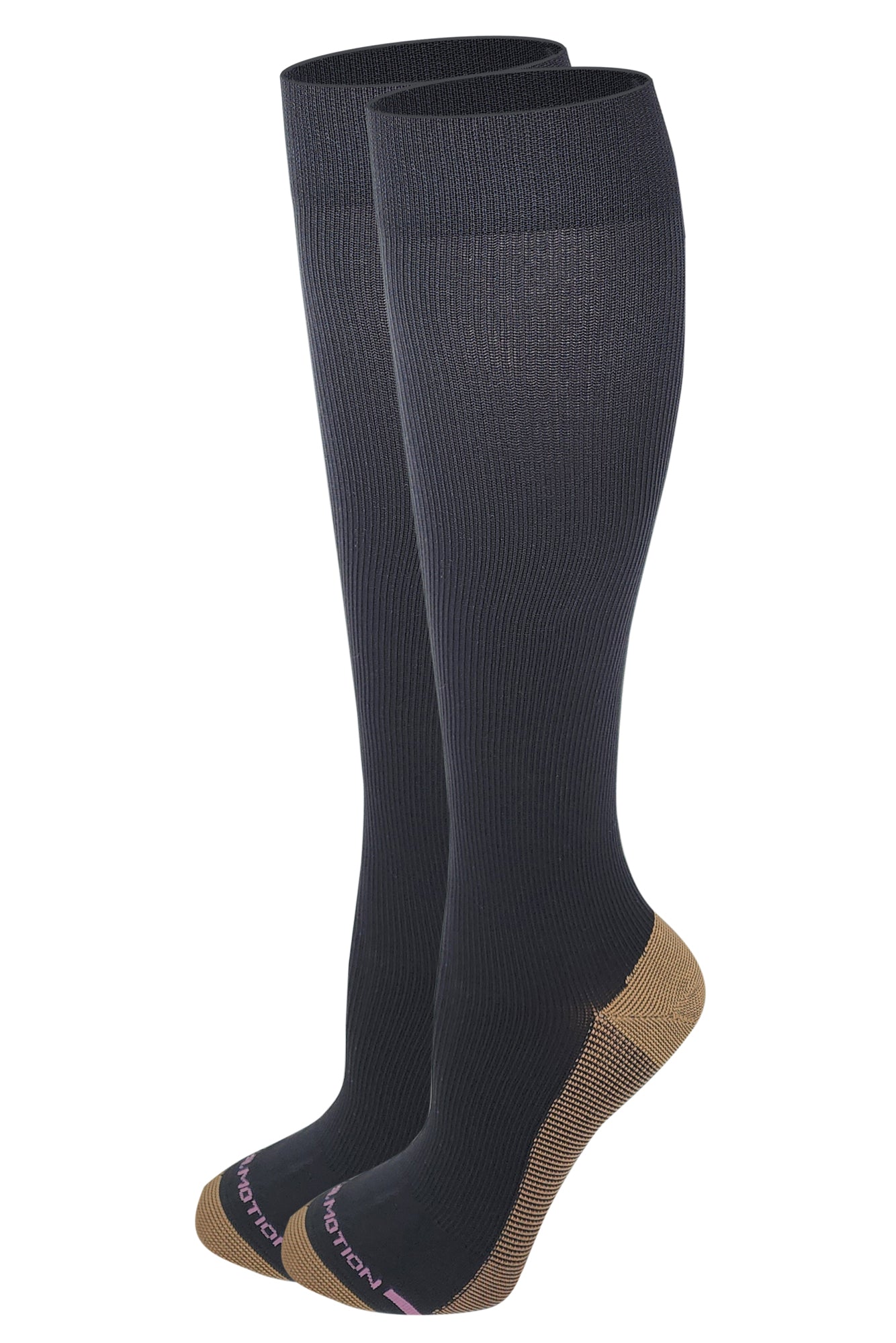 Knee High Compression Socks | Copper Infused Graduated | Women's (1 Pair)