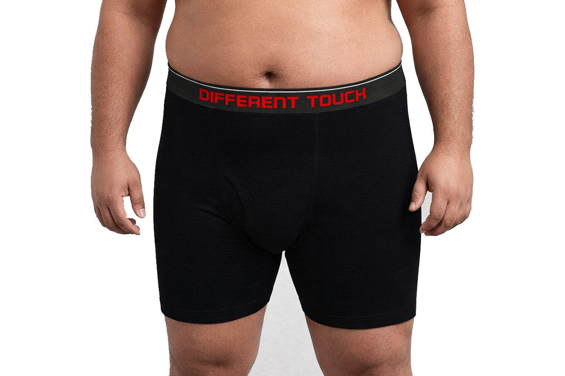 A Man wearing Different Touch Boxer Briefs