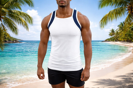 how a mens tank top should fit