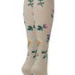 Knee High Compression Socks | Dr. Motion Flowers | Women (1 Pair)