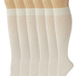 Knee High Trouser Socks | Different Touch Women's Opaque (6 Pairs)
