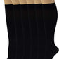 Knee High Trouser Socks | Different Touch Women's Queen Opaque (6 Pairs)