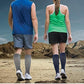 Compression Knee High Socks | Cotton Graduated solid color | Women (6 Pairs)