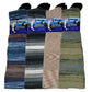 4 Pairs Men’s Outdoor Wool Compression Knee-High Socks | Winter Performance | Different Touch