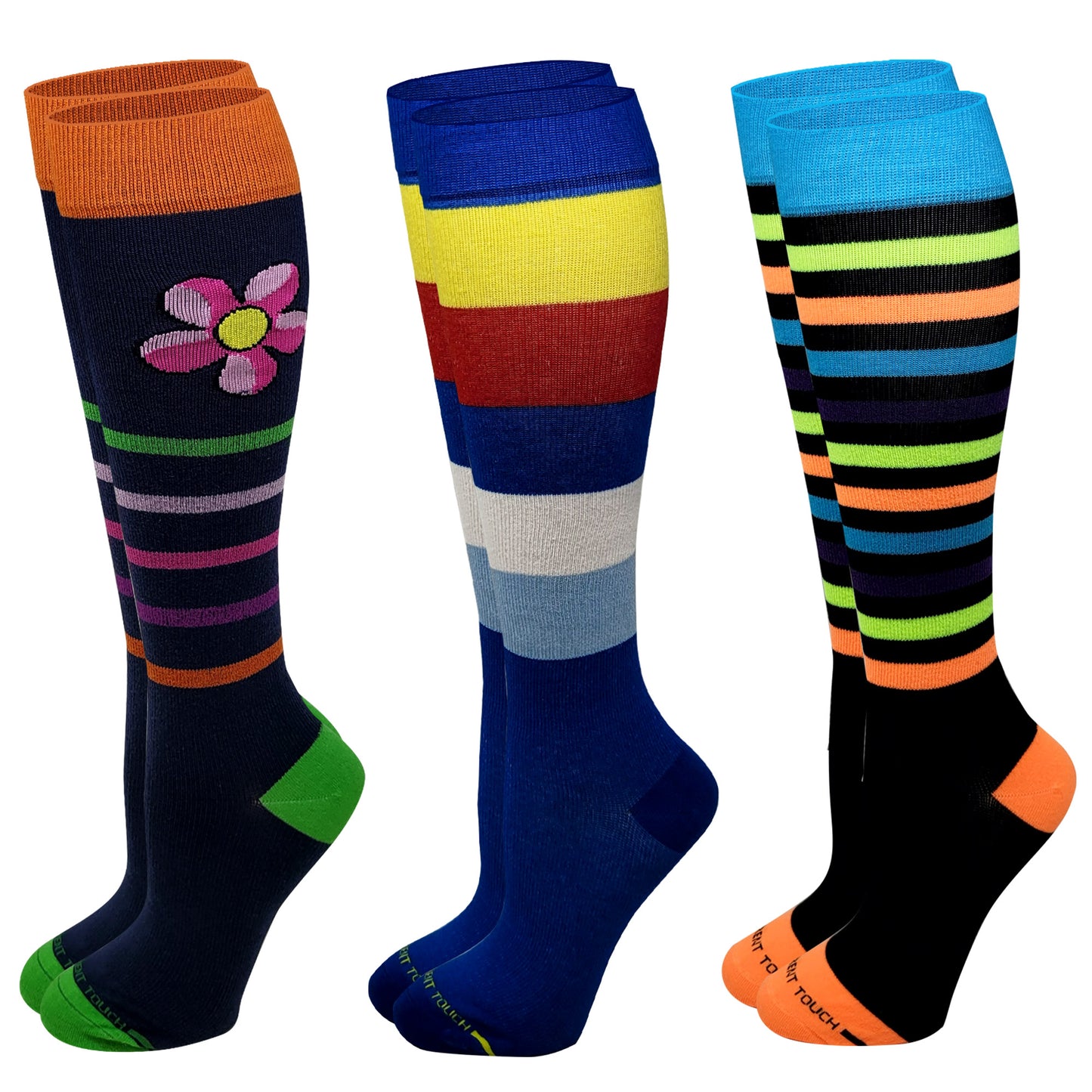 Compression Knee High Socks | Women's 3 pack| 8-15mmHg
