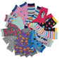 Girls Crew Socks | Assorted Fun Novelty Design | Kids (12 Pairs)