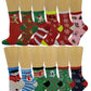 Kids Crew Socks | Christmas Novelty Design | Girls (12 Pairs)