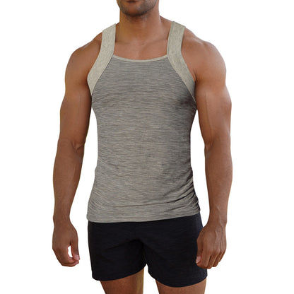 Square Cut G-unit Style Tank Top Grey