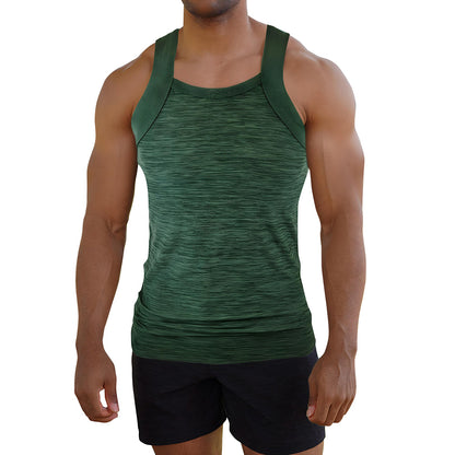 Olive Green Square Cut G-unit Style Tank Top