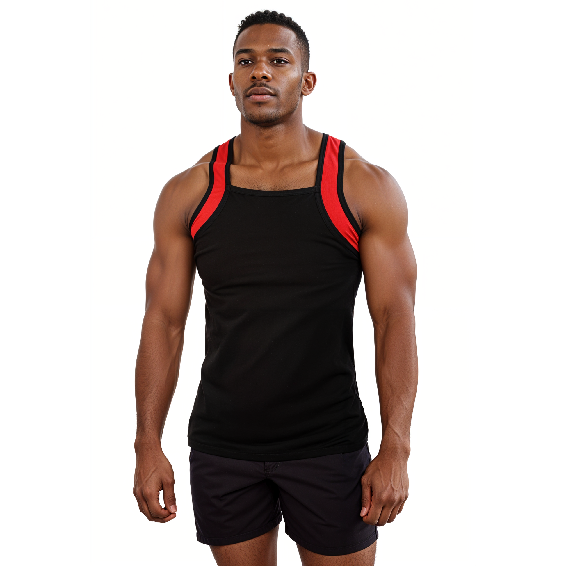 black Color Men's Tank Tops