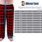 Different Touch men’s ultra-soft fleece sleepwear pants available in sizes S to 6XL