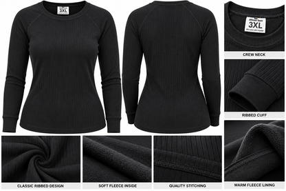 Base Layer Thermal Top | Fleeced Winter Warm