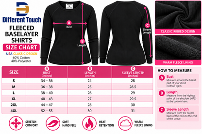 Base Layer Thermal Top | Fleeced Winter Warm