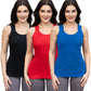 Different Touch Women Tank Tops (3 Pack)