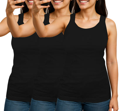 black tank top