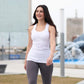 Different Touch Women  wide Trim  Tank Top