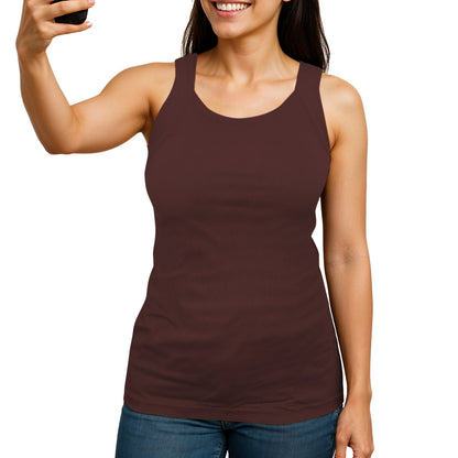  brown tank tops Womens