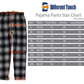 Cotton Lounge Pajama Pants for Men | White Buffalo Plaid S-6XL | Different Touch