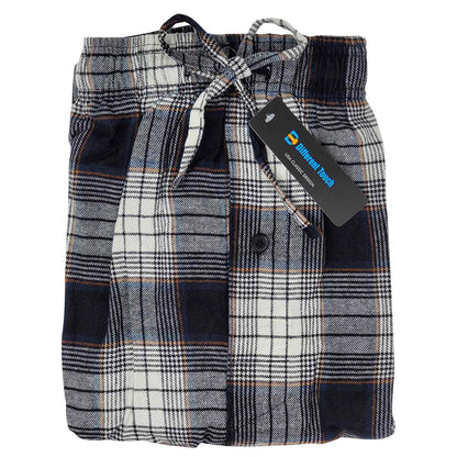 Cotton Lounge Pajama Pants for Men | Plaid S-6XL | Different Touch