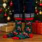 Men’s holiday socks gift set – colorful patterns in Christmas box