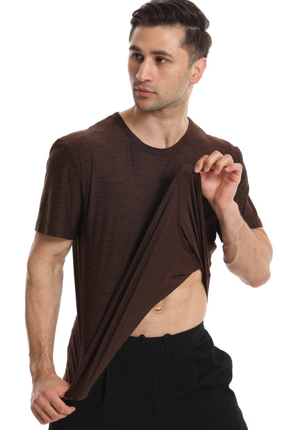 Breathable men’s performance t-shirt short sleeve