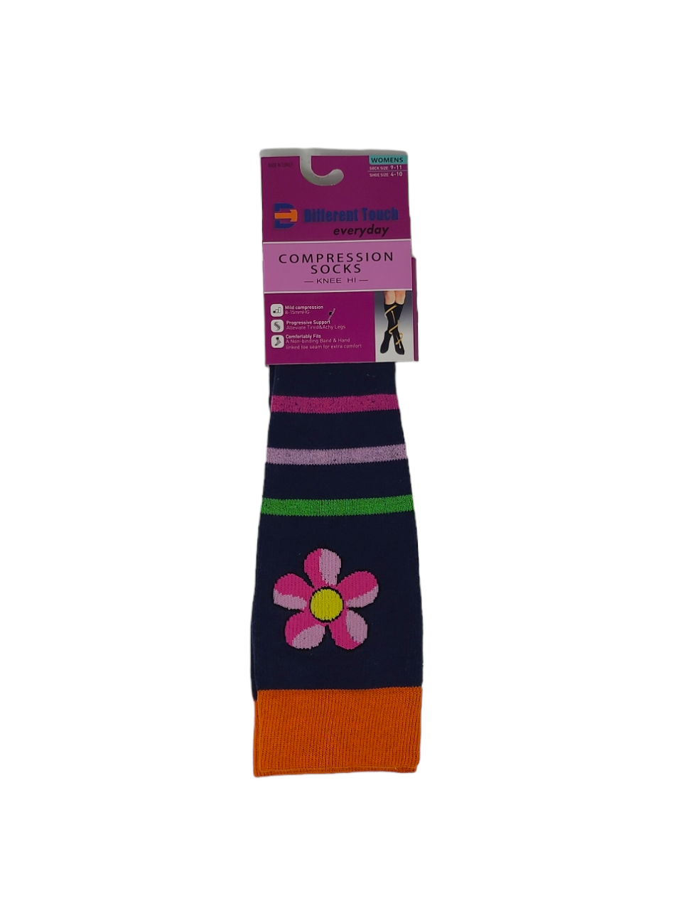 Compression Knee High Socks | 8-15 mmHg Assorted Designs | Women (1 Pair)