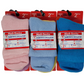 Womens 6 Pairs Medi-Socks Diabetes & Circulation High Ankle Socks 9-11